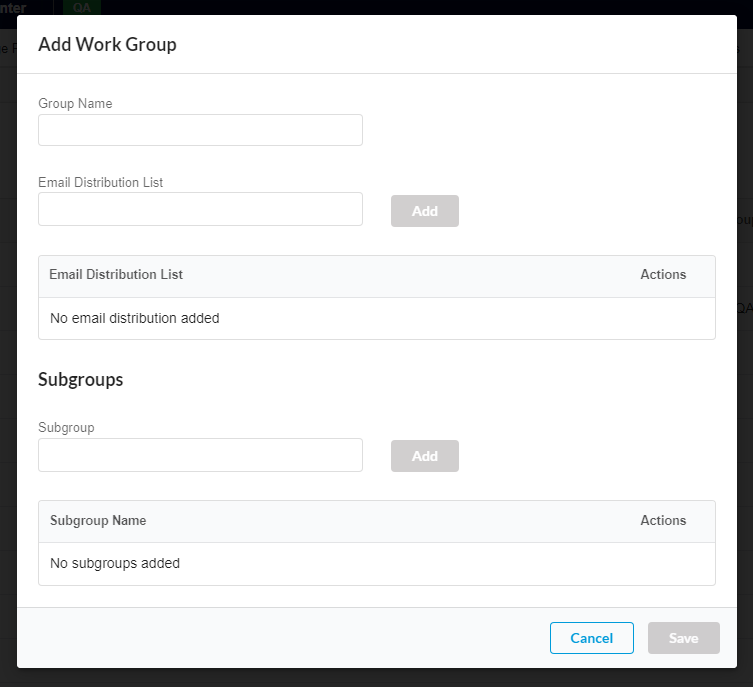 Add Workgroup